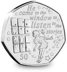Peter Pan Through the Window 50p 2020 Falkland Islands and 2024 50p Guide Book Bundle. Coin Starter Kit