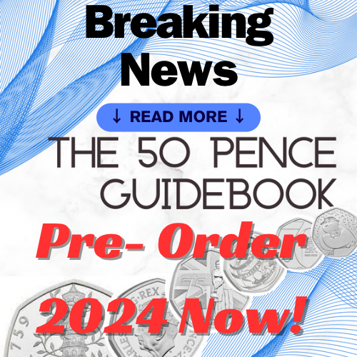 Pre-order your 50p Coin Collectors Book,  Guidebook, 50 Pence, Book, Folder, Album, Collection 2024