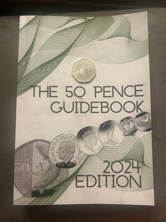 ** 2024 50p Guide Book & 2023 Gibraltar King Charles III Westminster Abbey Door **