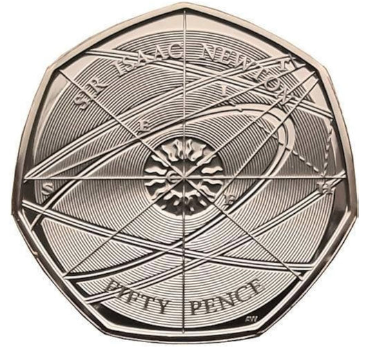 Sir Isaac Newton 50p